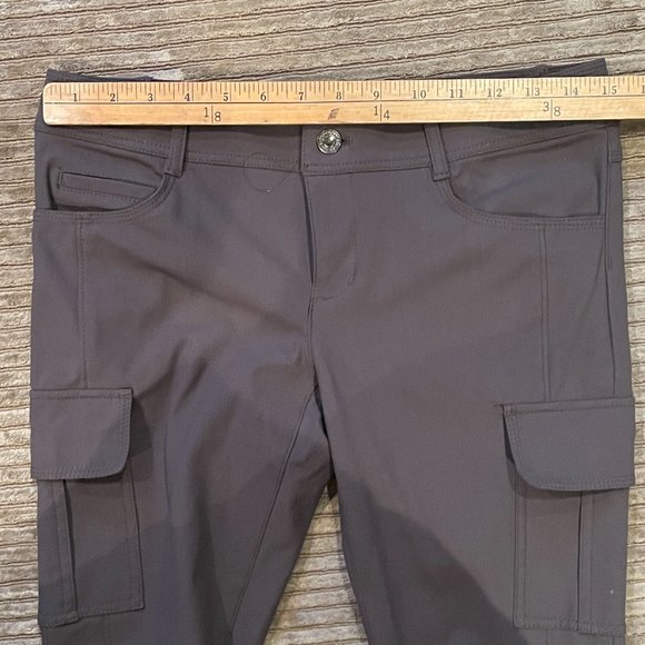 Fabulous Womans Brown Stretch Skinny Cargo pants Japanese Brand 22 Octobre Sz.4 - Picture 8 of 11